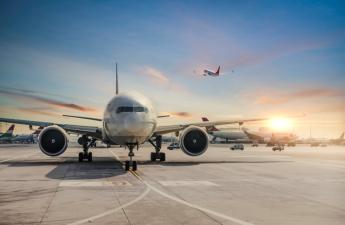 Aircraft at the airport